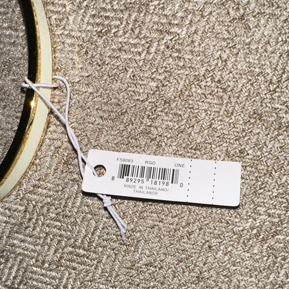 Coach Women's Gold and White Bracelet - Picture 4 of 6